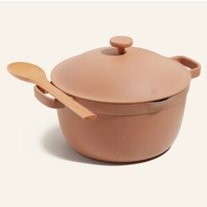 OUR PLACE “Perfect Pot” | 5.5 Qt. Pot + Lid + Spoon | & ROASTING RACK,MSRP $188